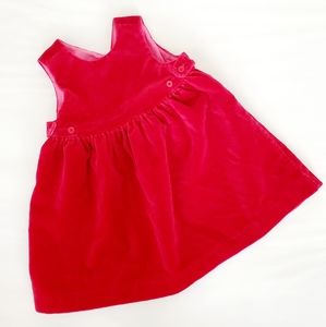 Baby Gap red velvet dress. Valentines Day …